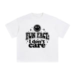Fun Fact I Don't Care Graphic Tee-INNBLAC Fashion Apparel