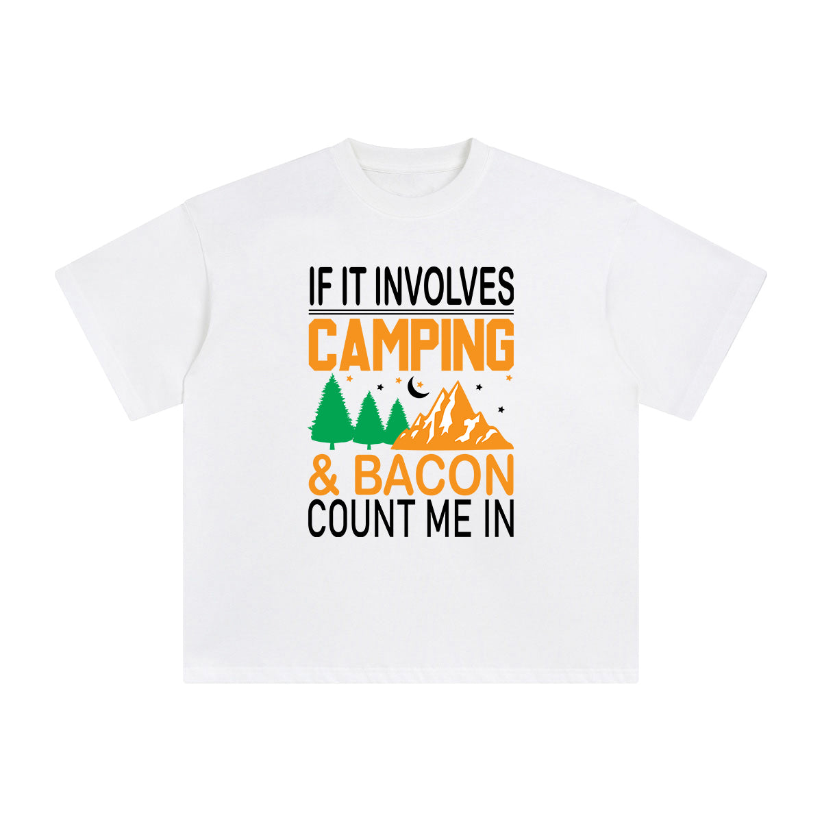Camping Quote Graphic Tee-INNBLAC Fashion Apparel