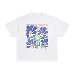 Boho Flower Abstract Graphic Tee-INNBLAC Fashion Apparel