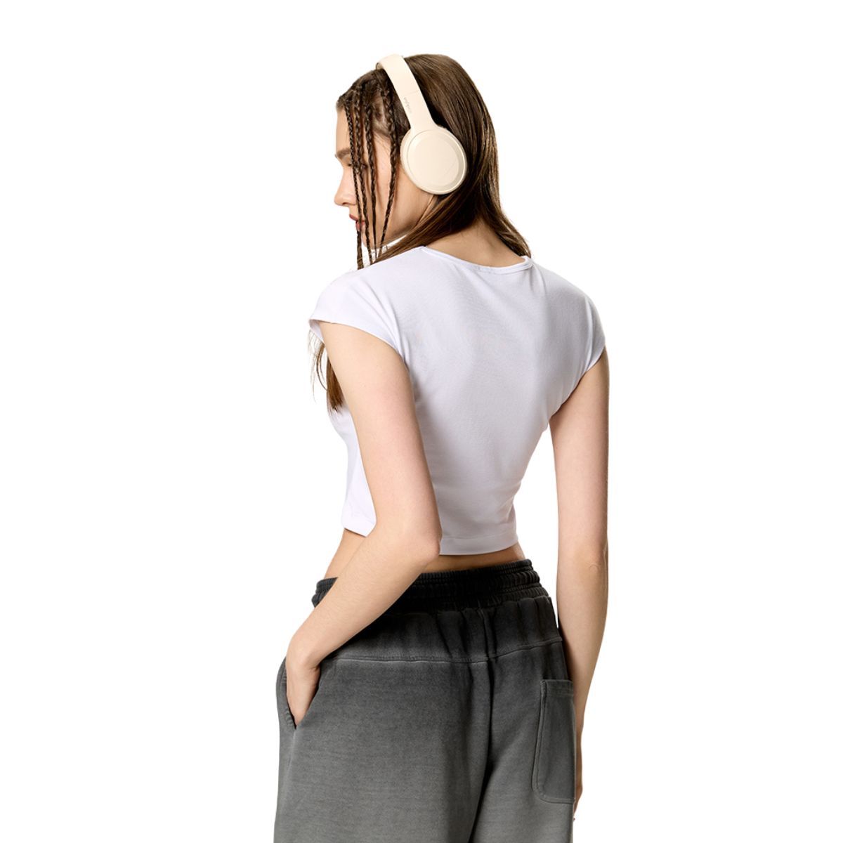 Solid Color Slim Fit Crop Tank 7.8oz