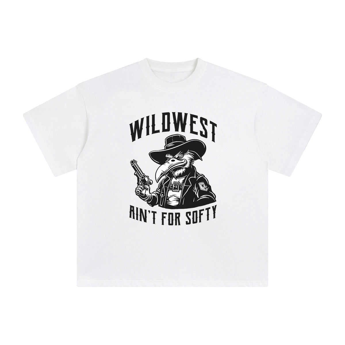 Wildwest Eagle Graphic Tee-INNBLAC Fashion Apparel