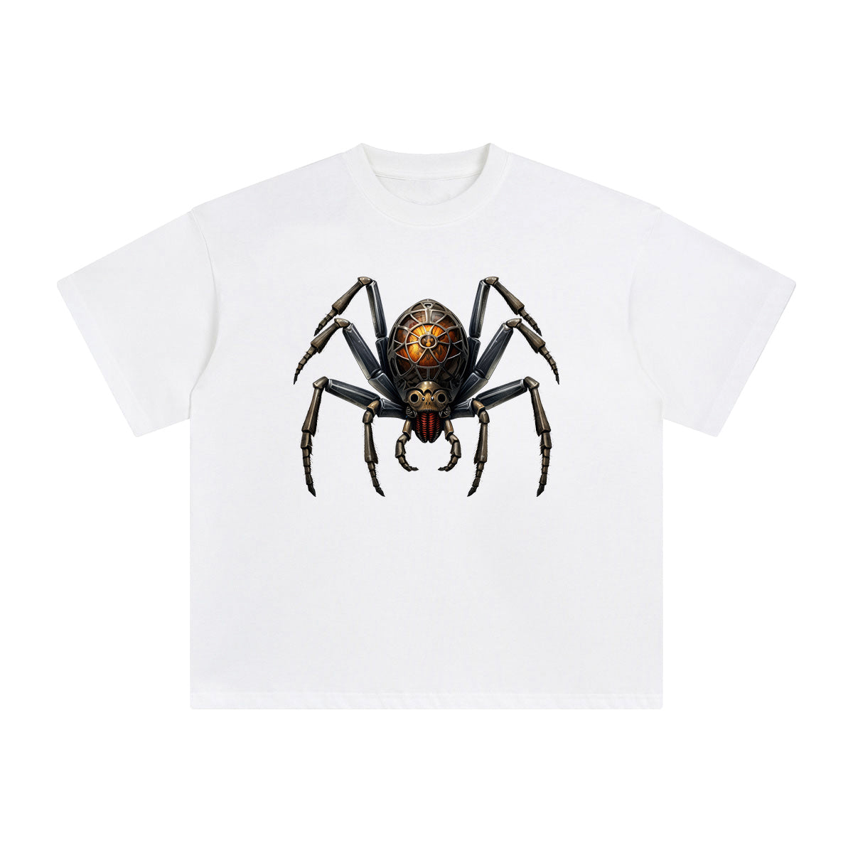 Halloween Spider Graphic Tee-INNBLAC Fashion Apparel