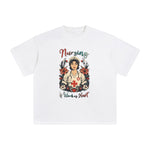 Nursing Is Work Of Heart Graphic Tee-INNBLAC Fashion Apparel