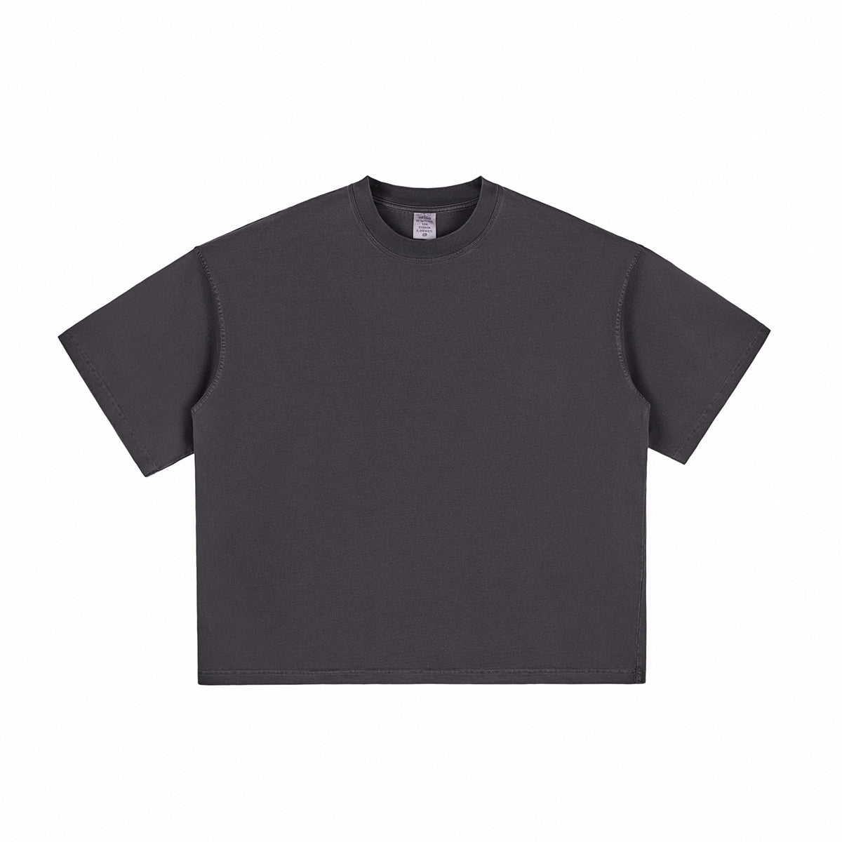 Washed Cotton Boxy T Shirt 7.8oz