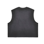Vintage Washed Boxy Muscle Tank 6.9oz