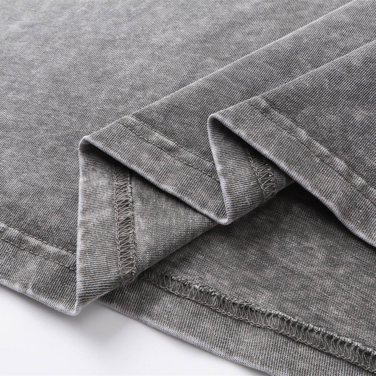 Camiseta vintage lavada, cuadrada y pesada, 8.25 oz