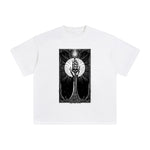 Mystery Demon Hand Tarot Card Graphic Tee-INNBLAC Fashion Apparel