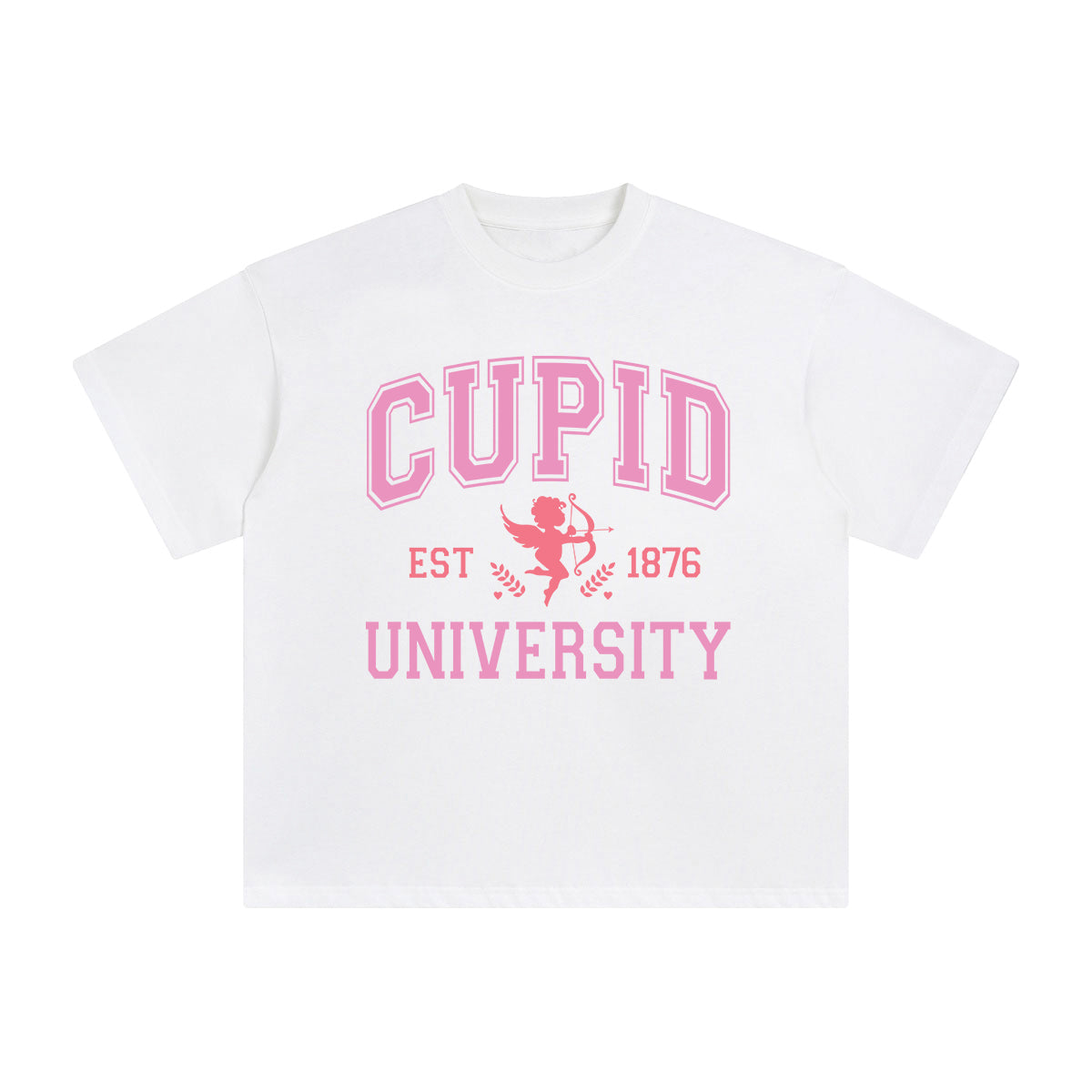 Cupid University Graphic Tee-INNBLAC Fashion Apparel