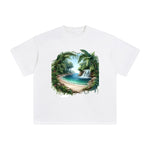 Lush Beach Graphic Tee-INNBLAC Fashion Apparel