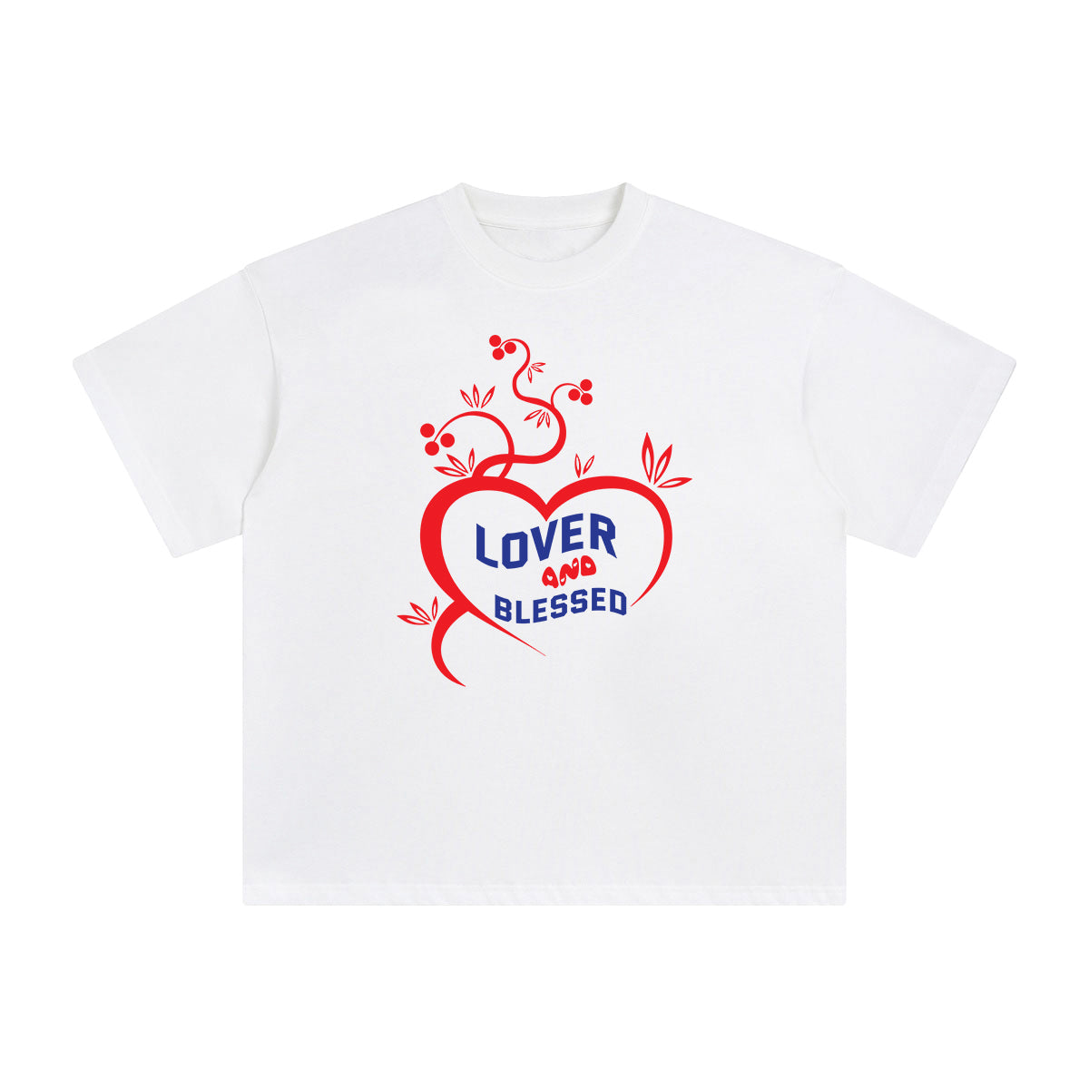Lover and Blessed Graphic Tee-INNBLAC Fashion Apparel
