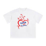 Lover and Blessed Graphic Tee-INNBLAC Fashion Apparel
