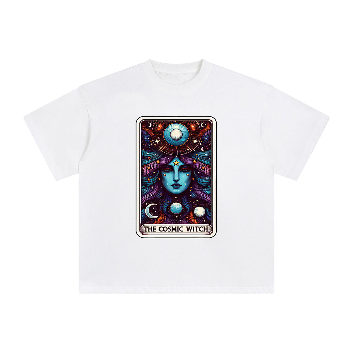 The Cosmic Witch Graphic Tee-INNBLAC Fashion Apparel