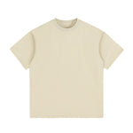 Crew Neck Washed Cotton T Shirt 7.8oz