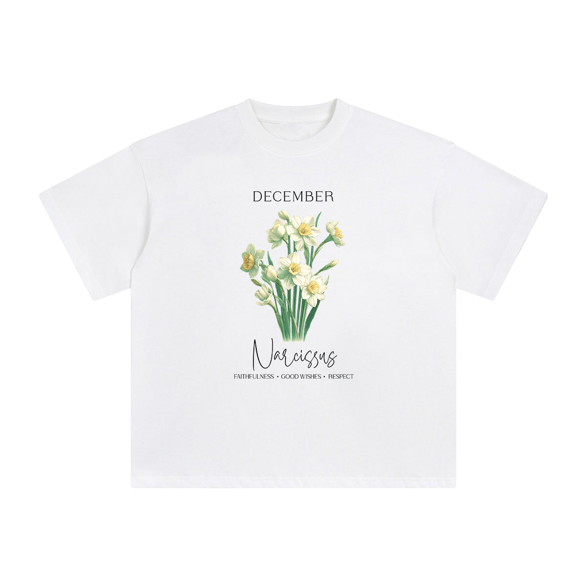Narcissus Graphic Tee-INNBLAC Fashion Apparel