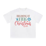 Dreaming Of A Wag Christmas Graphic Tee-INNBLAC Fashion Apparel