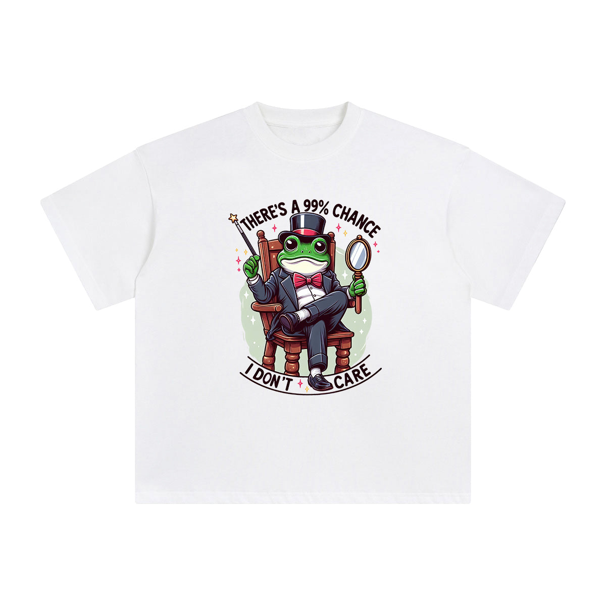 Frog Gentleman Graphic Tee-INNBLAC Fashion Apparel