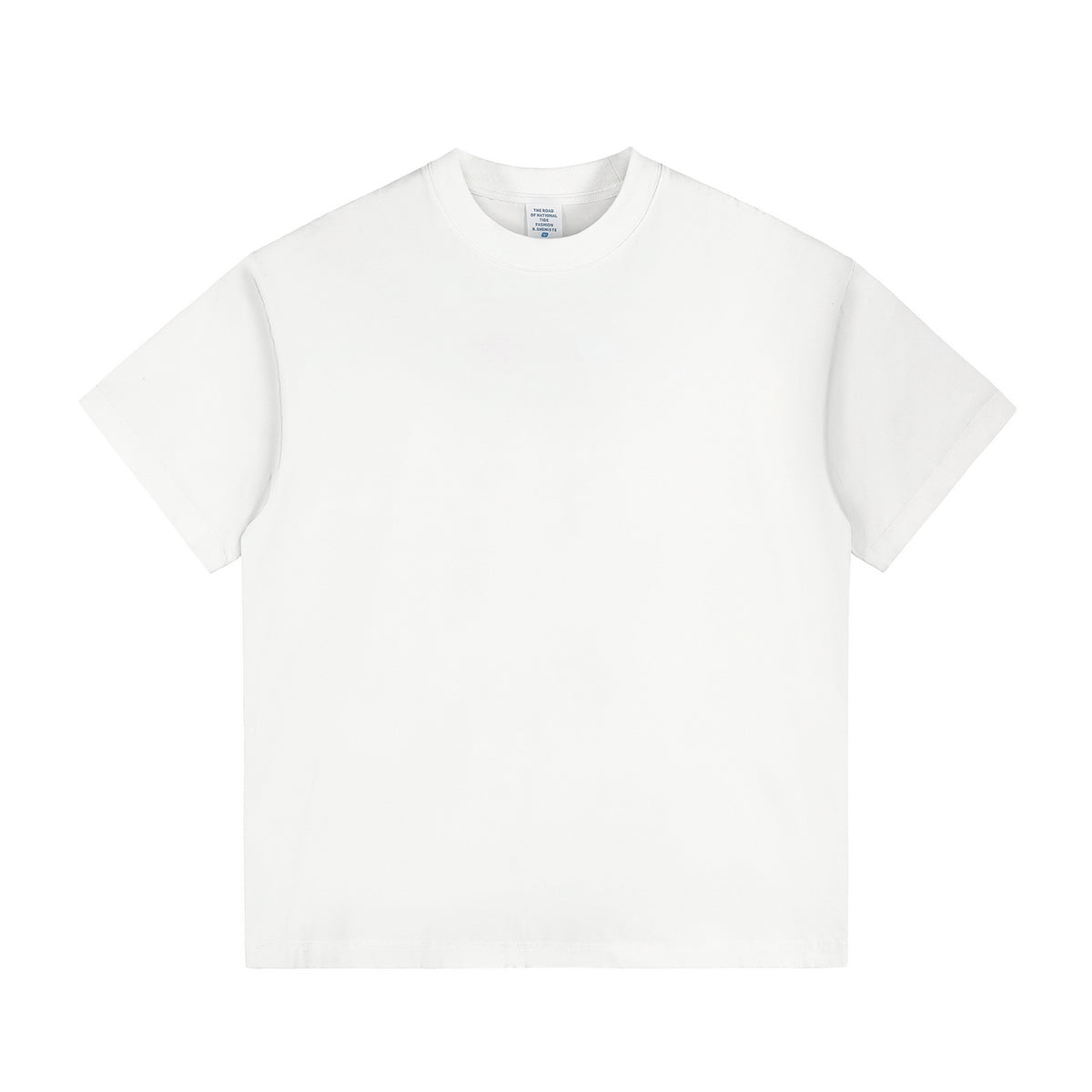 Crew Neck Washed Cotton T Shirt 7.8oz