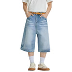 Bermudas con lavado vintage y salpicaduras de tinta