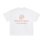 Pretty Girls Read Books Graphic Tee-INNBLAC Fashion Apparel