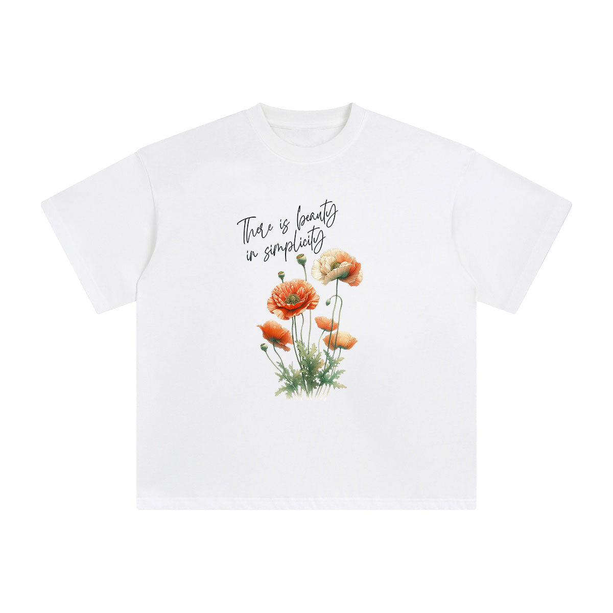 Poppy Graphic Tee-INNBLAC Fashion Apparel