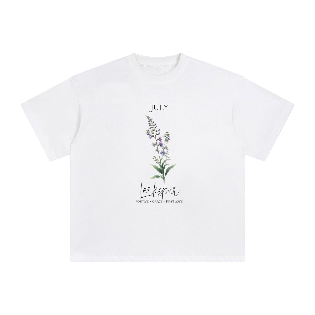 Larkspur Graphic Tee-INNBLAC Fashion Apparel