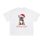 Christmas Frenchie Graphic Tee-INNBLAC Fashion Apparel