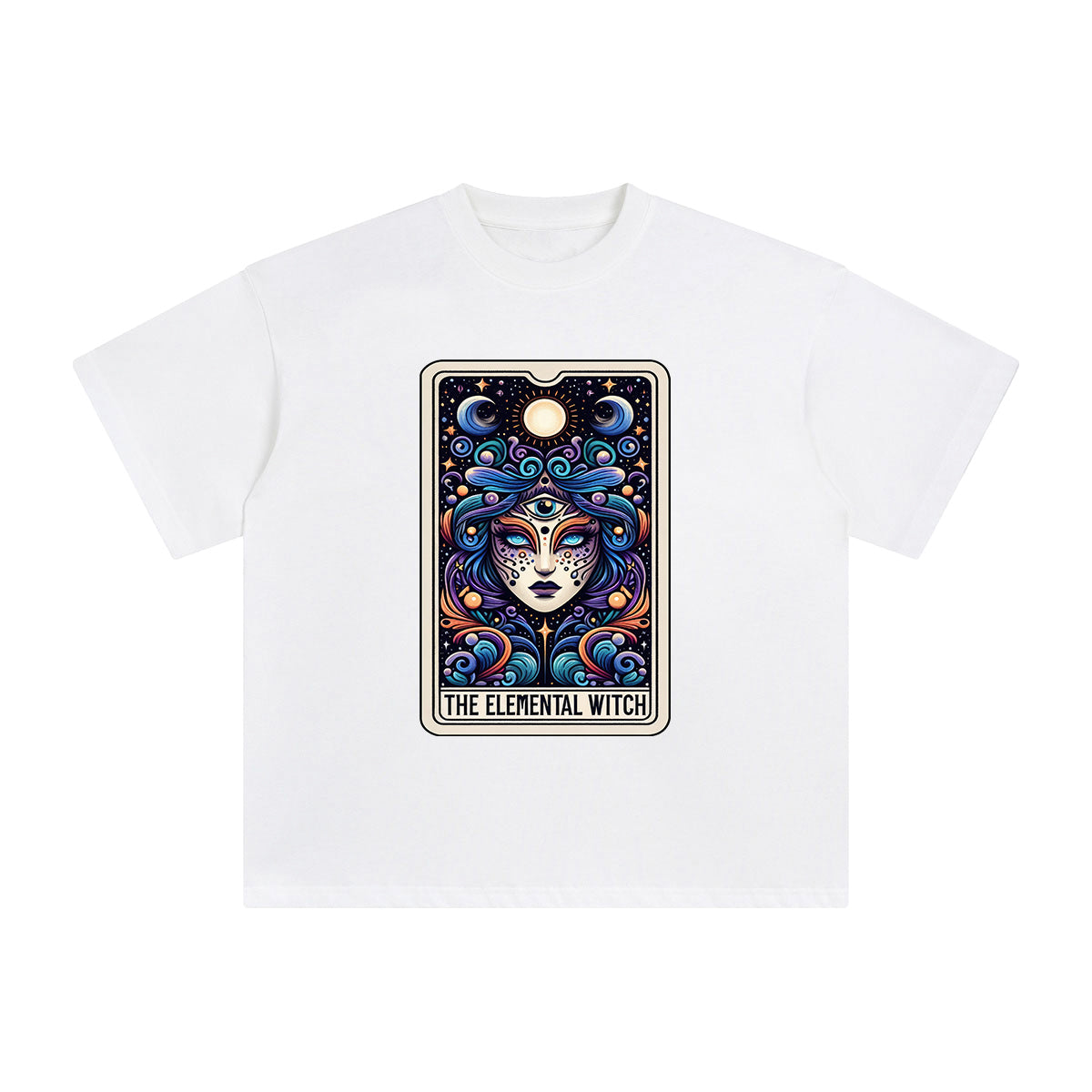 The Elemental Witch Graphic Tee-INNBLAC Fashion Apparel