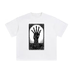 Mystery Demon Hand Tarot Card Graphic Tee-INNBLAC Fashion Apparel