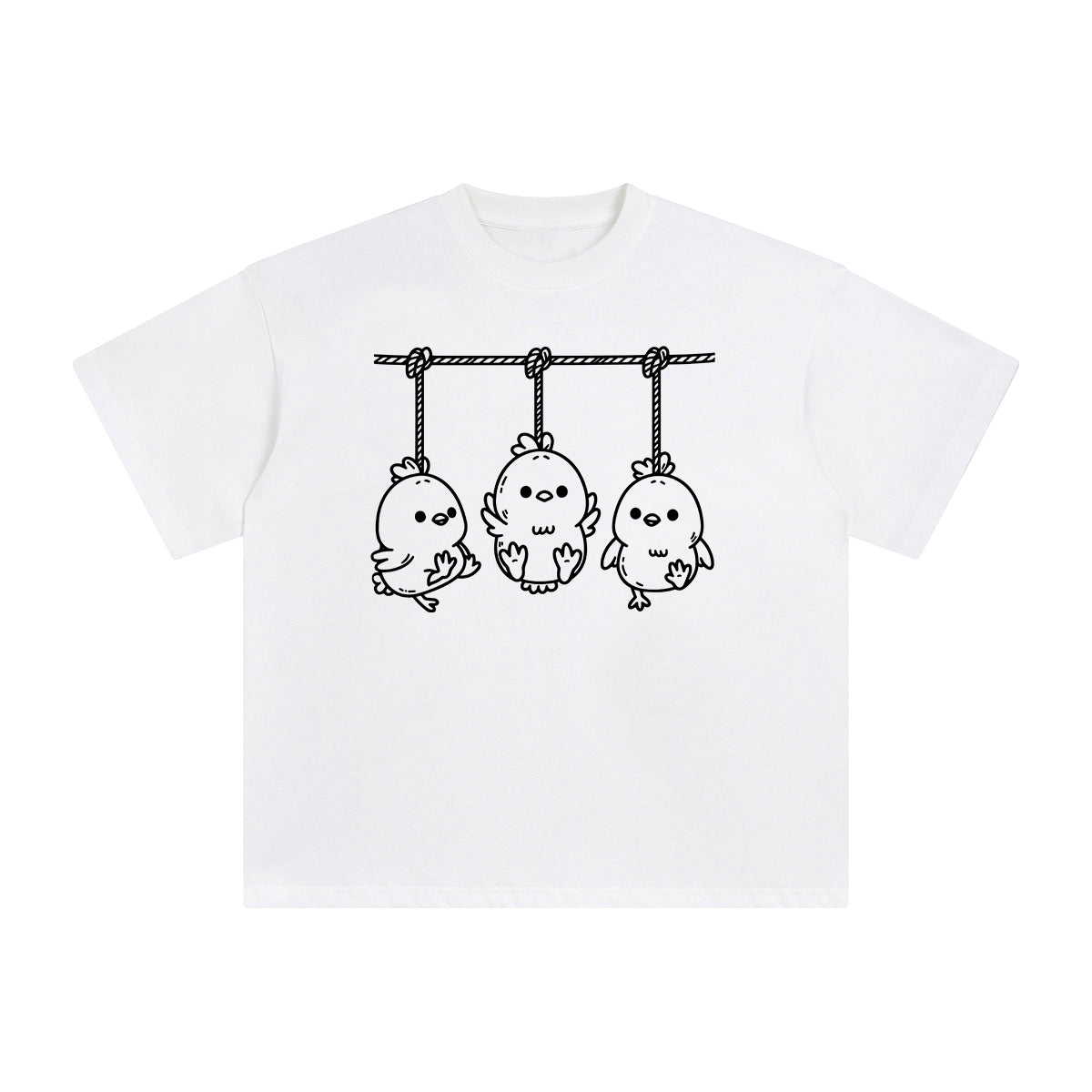 Chicken Graphic Tee-INNBLAC Fashion Apparel