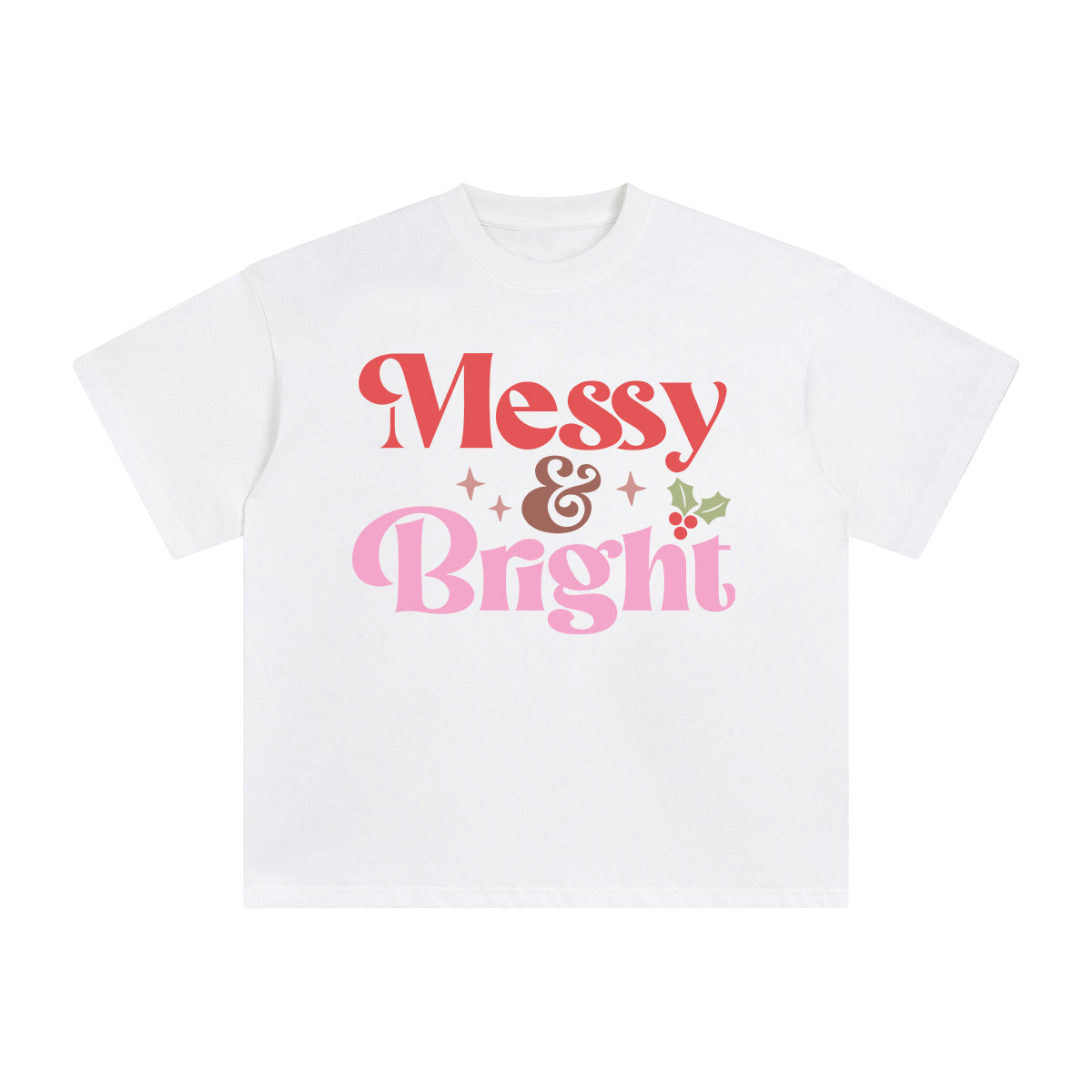 Messy Bright Graphic Tee-INNBLAC Fashion Apparel