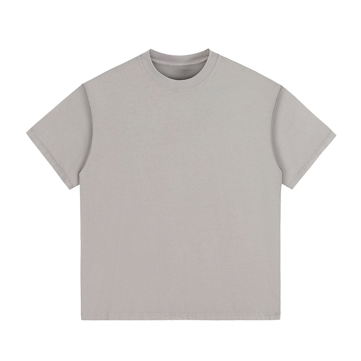 Crew Neck Washed Cotton T Shirt 7.8oz
