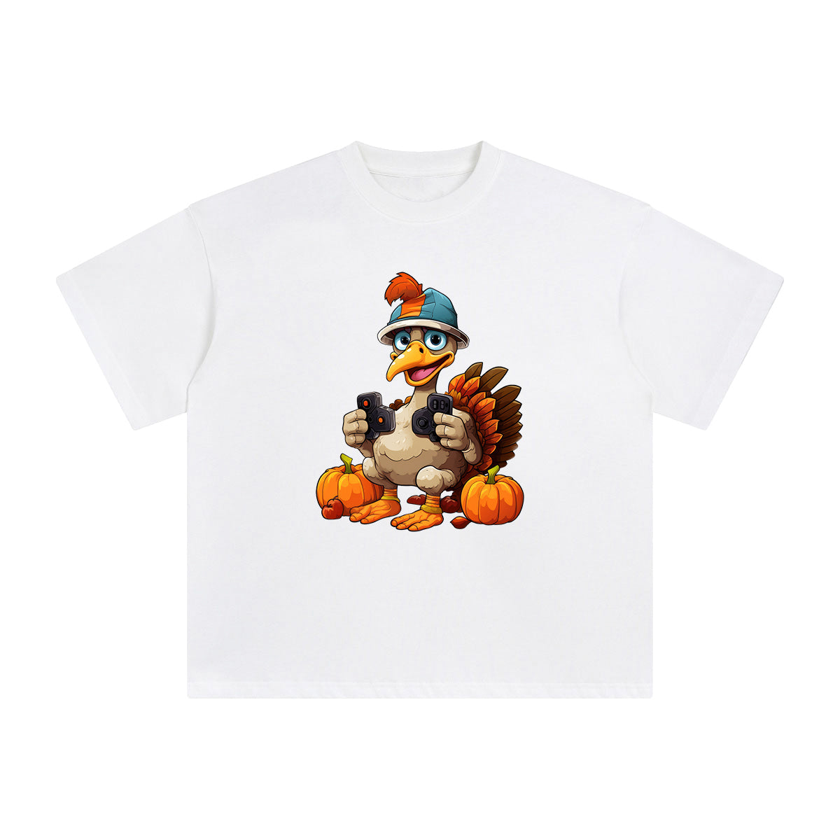 Funny Turkey Graphic Tee-INNBLAC Fashion Apparel
