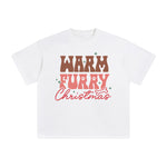 Warm Furry Christmas Graphic Tee-INNBLAC Fashion Apparel