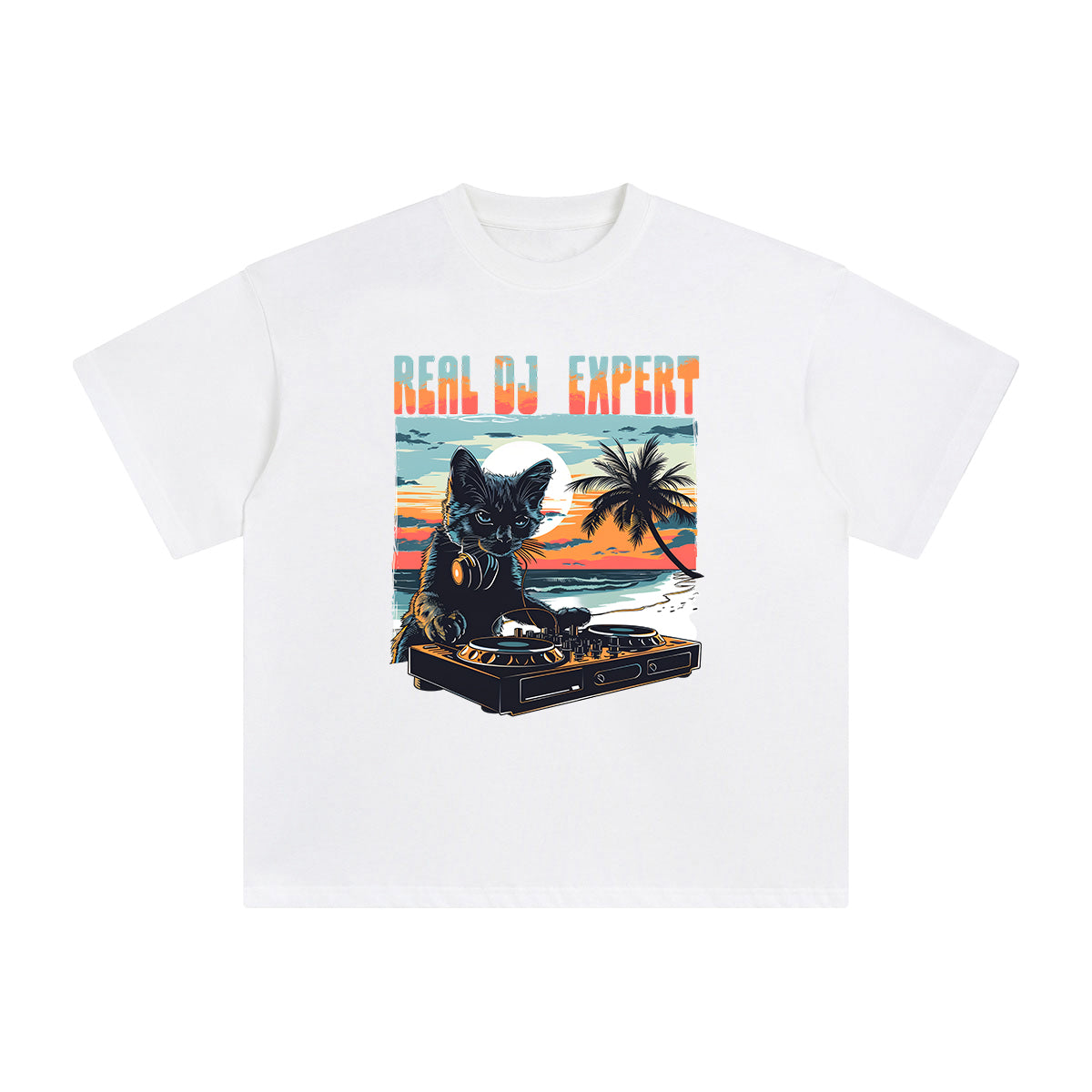 Real DJ Expert Graphic Tee-INNBLAC Fashion Apparel