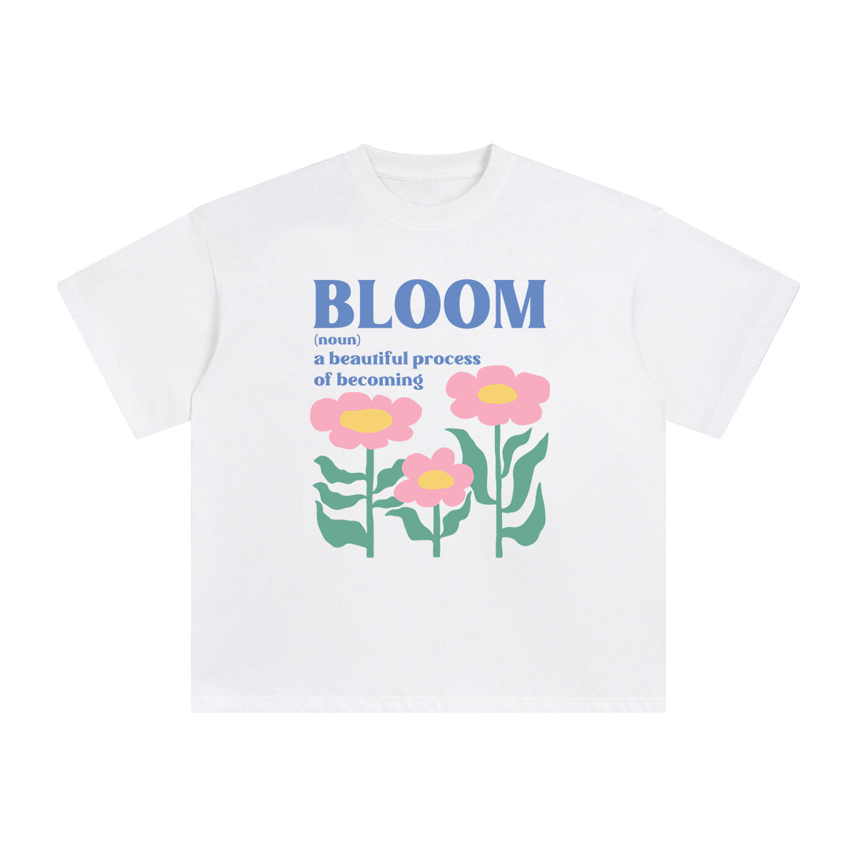 Bloom Abstract Graphic Tee-INNBLAC Fashion Apparel