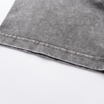 Camiseta vintage lavada, cuadrada y pesada, 8.25 oz