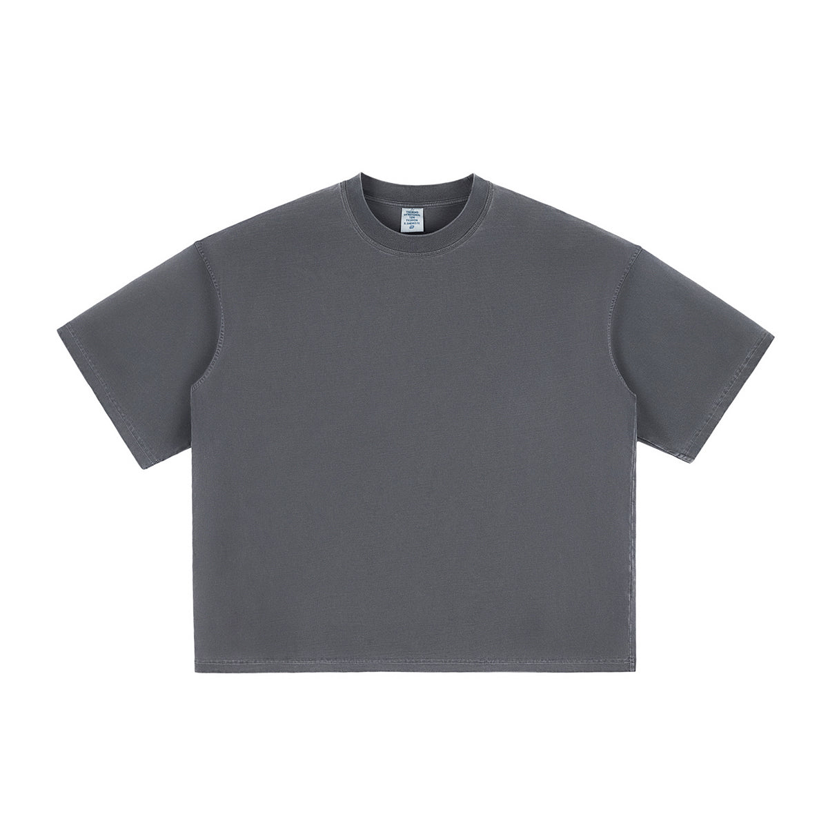 Washed Cotton Boxy T Shirt 7.8oz