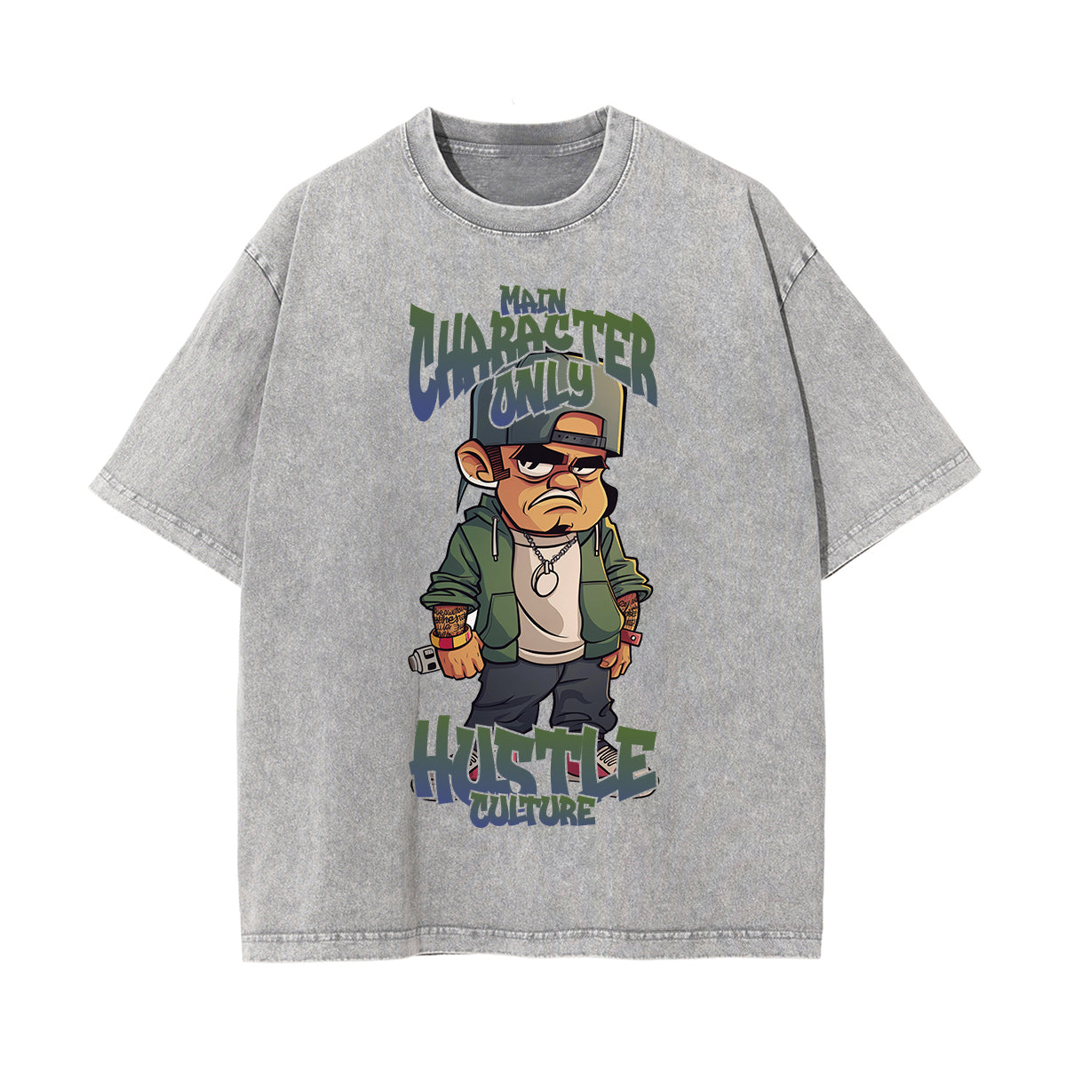 Main Character Only Hustle Culture Tee-INNBLAC Fashion Apparel