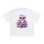 Fairy Owl Graphic Tee-INNBLAC Fashion Apparel
