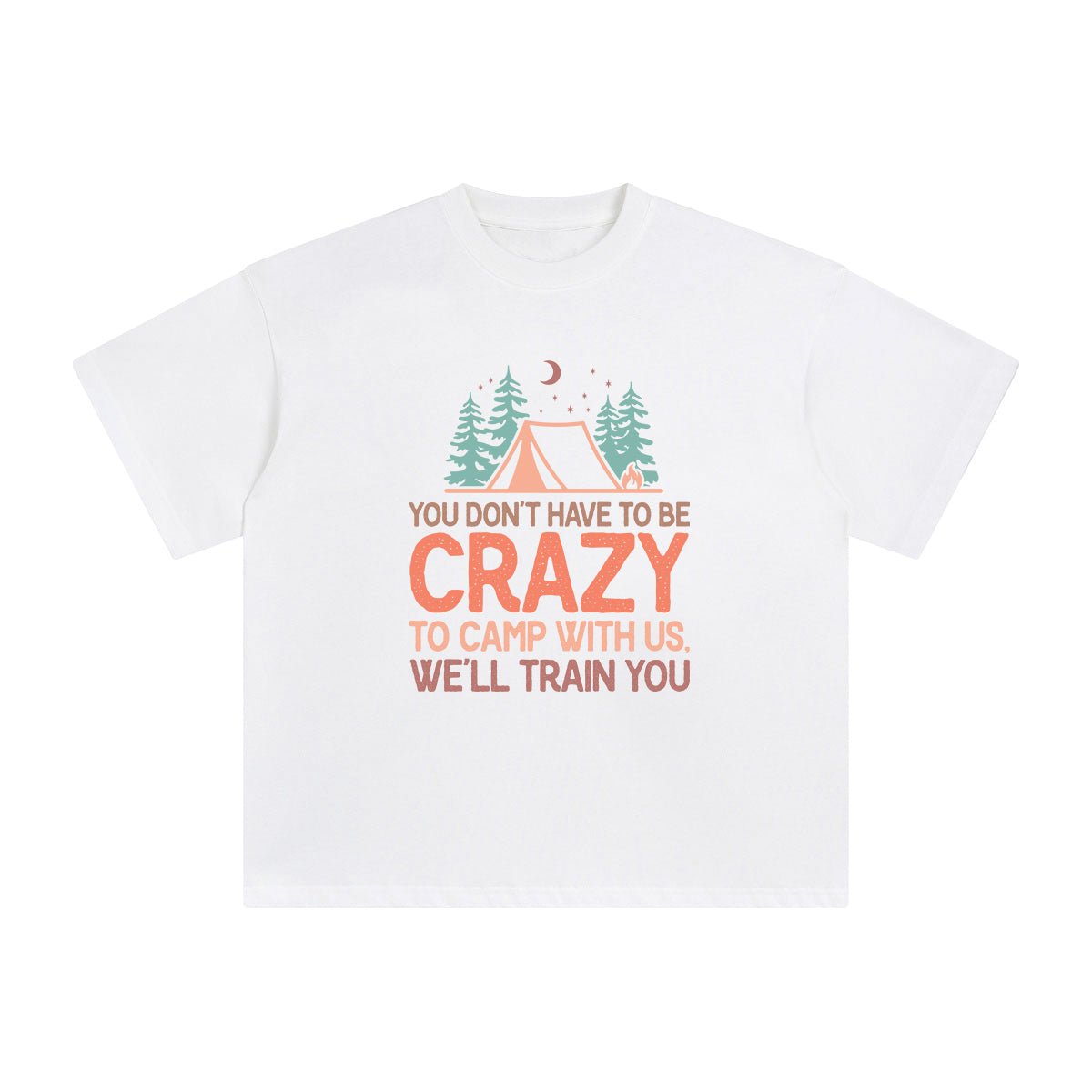 Camping Quote Graphic Tee-INNBLAC Fashion Apparel