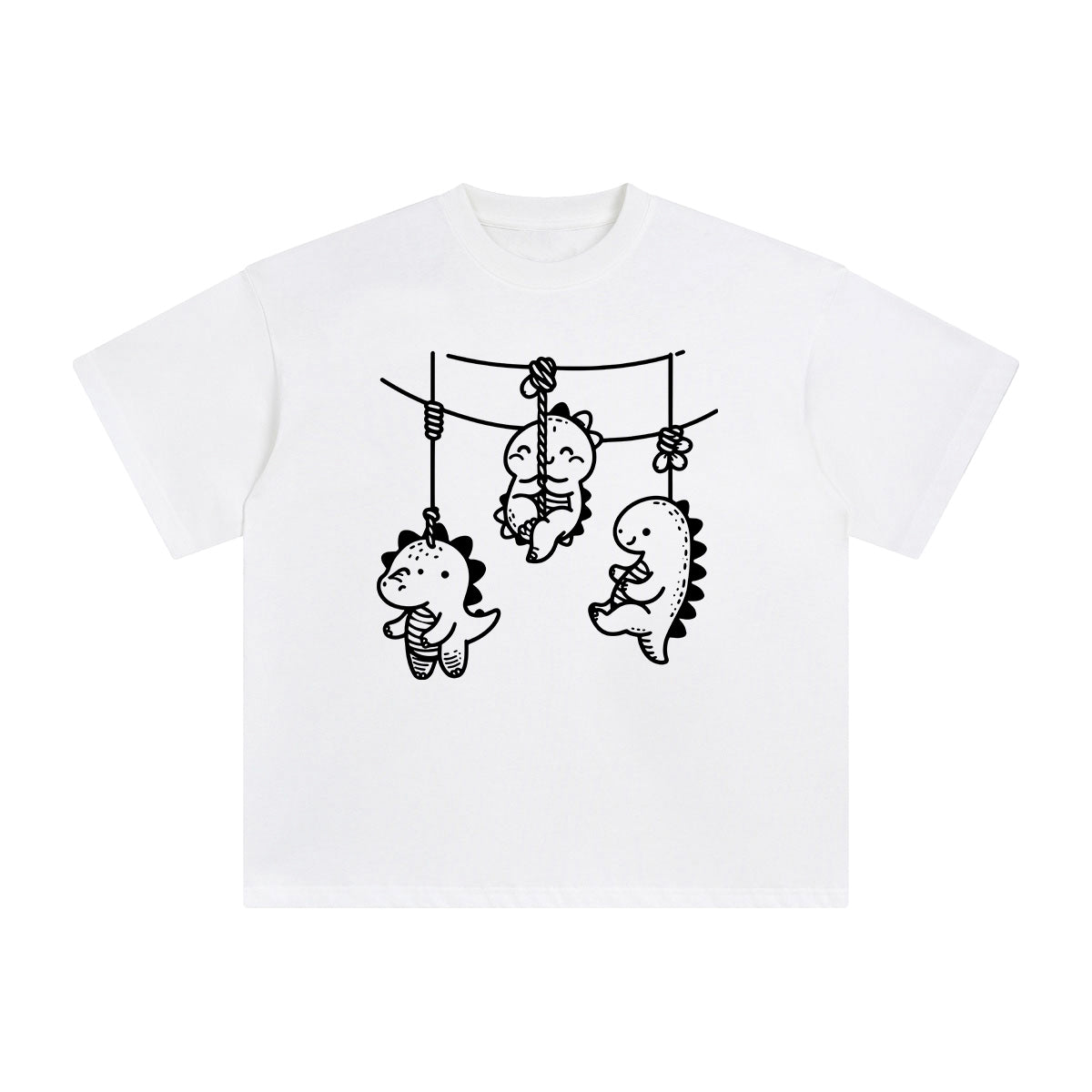 Dinosaur Graphic Tee-INNBLAC Fashion Apparel