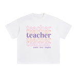 Teacher Teach Love Inspire Graphic Tee-INNBLAC Fashion Apparel