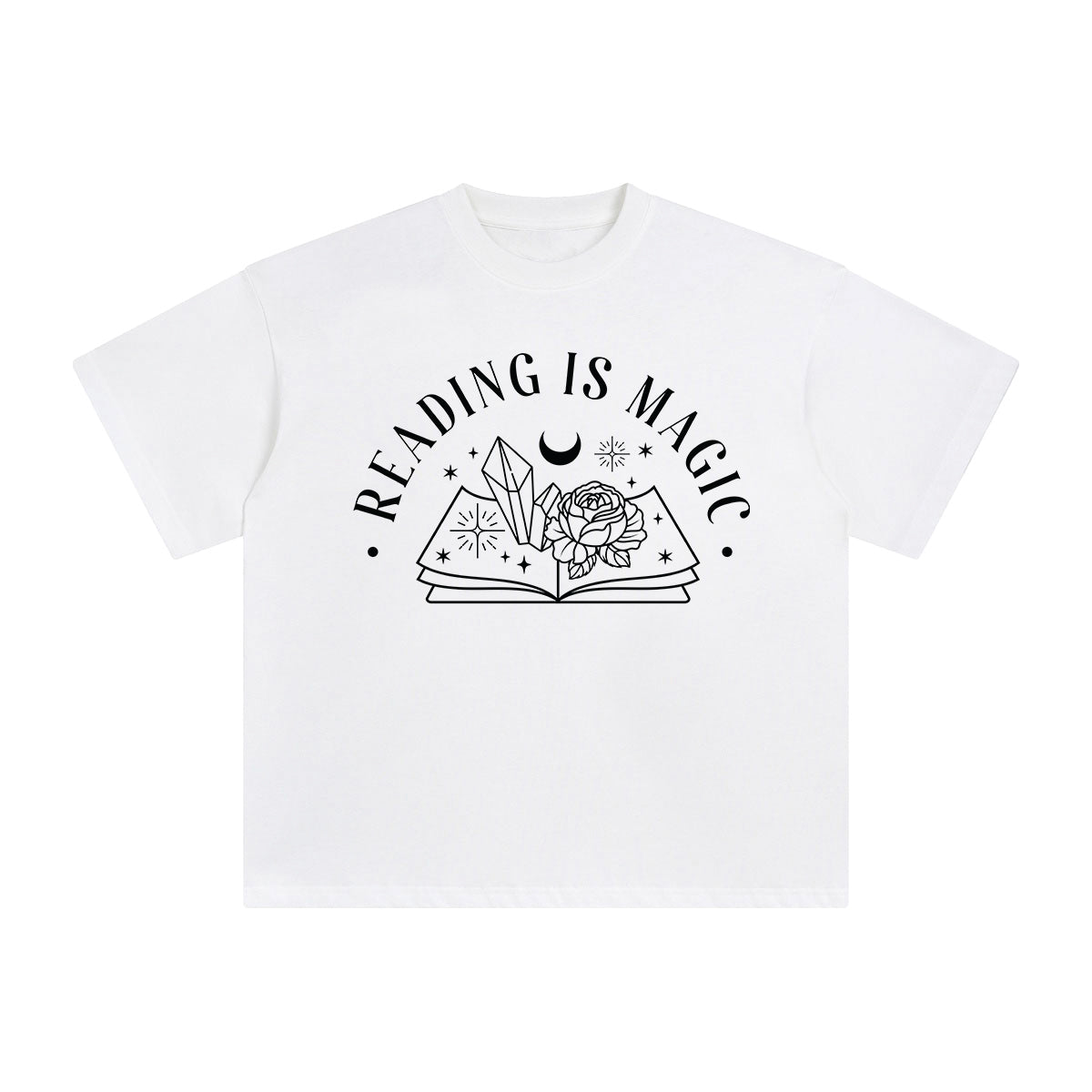 Reading Is Magic Graphic Tee-INNBLAC Fashion Apparel