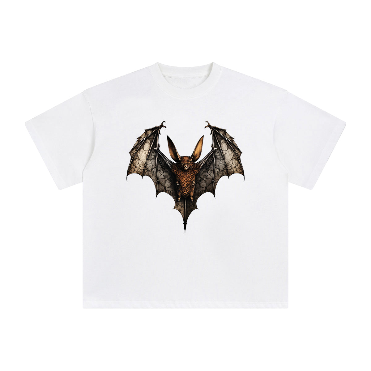 Halloween Bat Graphic Tee-INNBLAC Fashion Apparel
