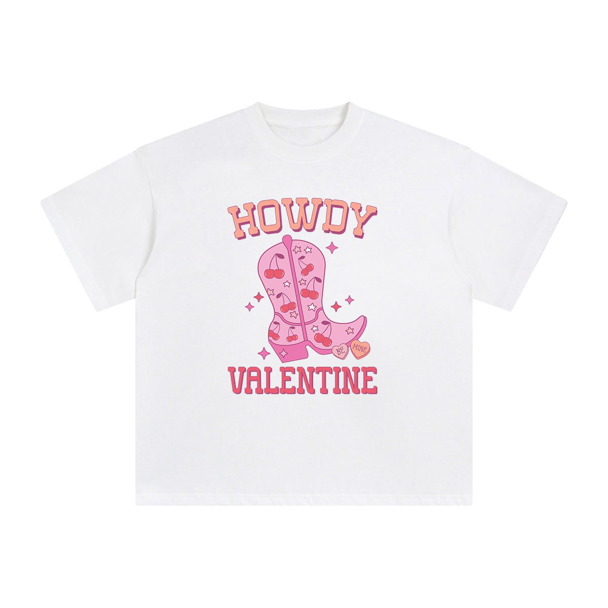 Howdy Valentine Graphic Tee-INNBLAC Fashion Apparel