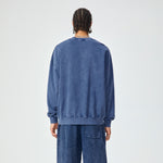Crew Neck Faded Relaxed Sweatshirt