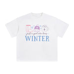 Just A Girl Who Loves Winter Graphic Tee-INNBLAC Fashion Apparel