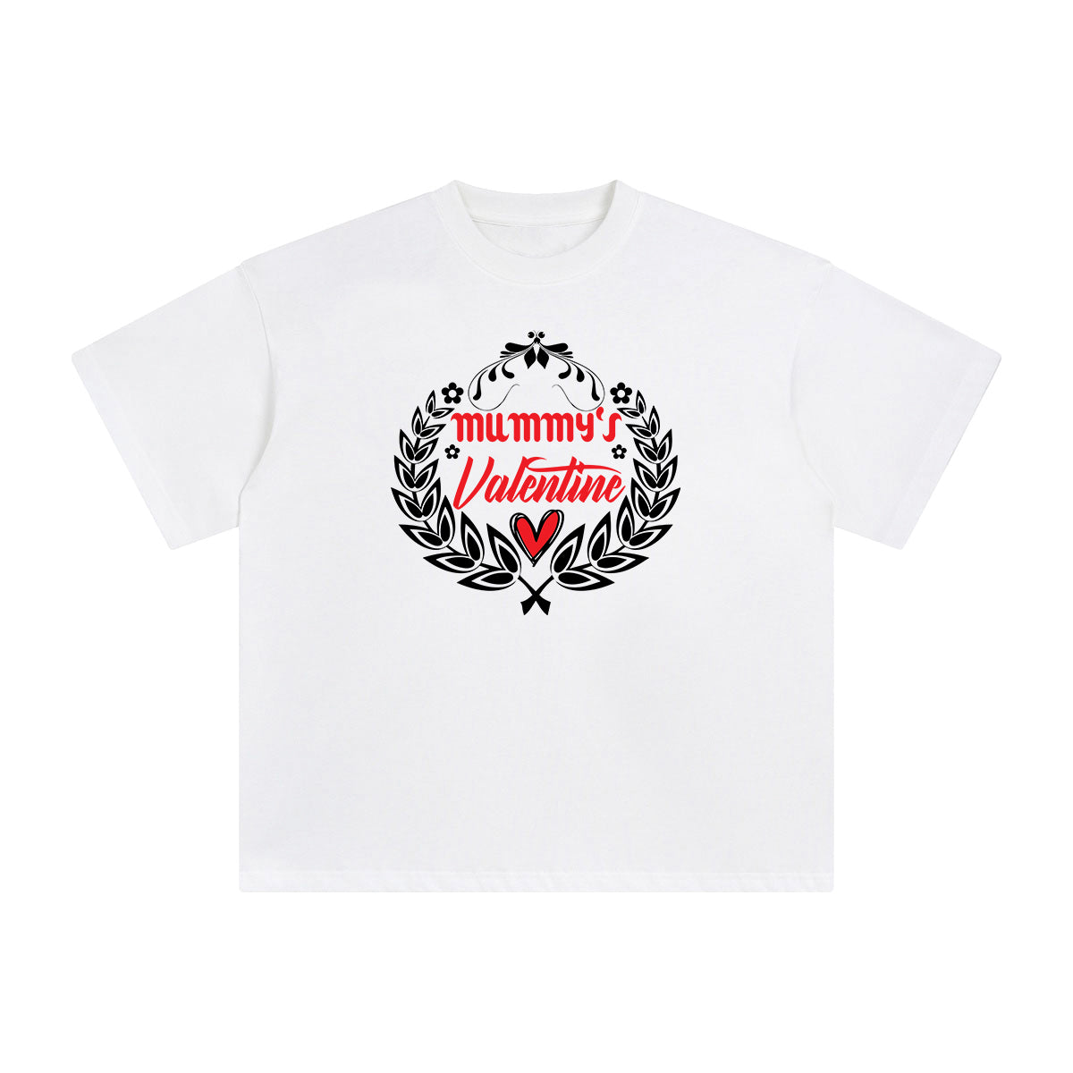 Mummy's Valentine Graphic Tee-INNBLAC Fashion Apparel