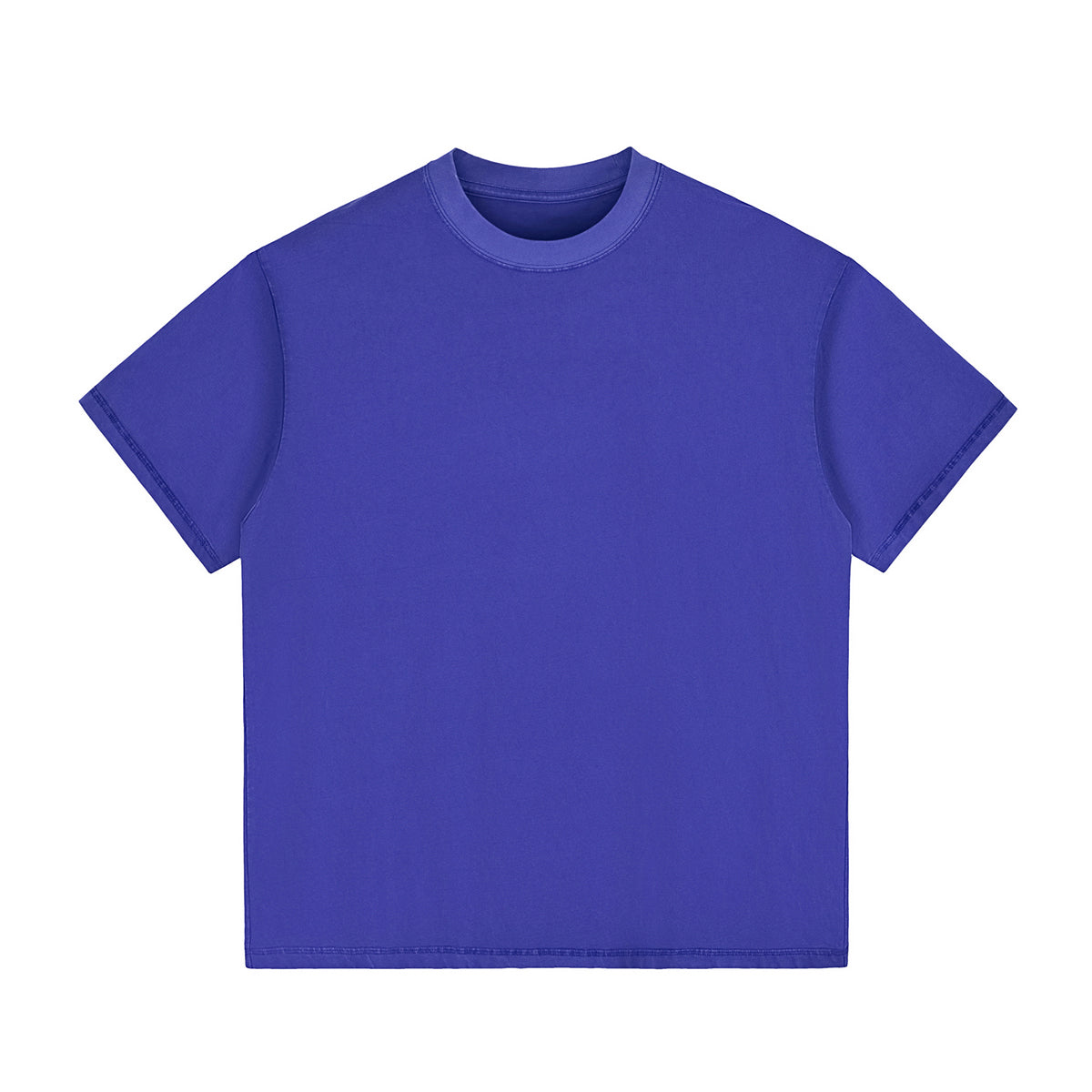 Crew Neck Washed Cotton T Shirt 7.8oz