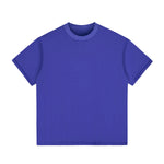 Crew Neck Washed Cotton T Shirt 7.8oz